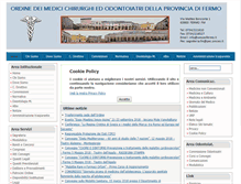 Tablet Screenshot of omceofermo.it